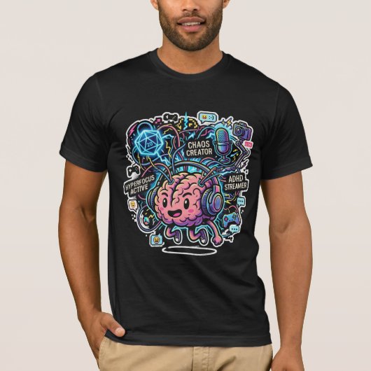 Streamer Brainwaves Hoodie T-shirt (Voorkant)