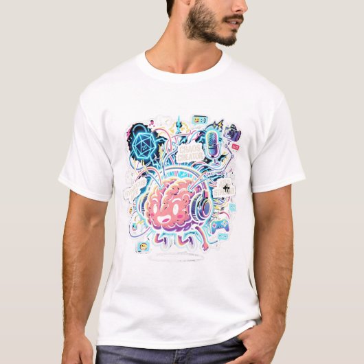 Streamer Brainwaves Hoodie T-shirt (Voorkant)