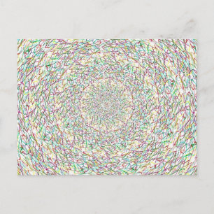Streamer-Briefkaart Briefkaart