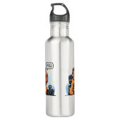 Streamer Capybara Water Bottle – Personalized Game Waterfles (Achterkant)