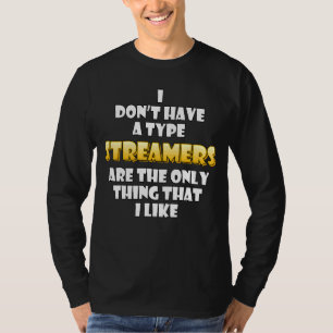 Streamer Costume Video Game Streamer Clip T-shirt