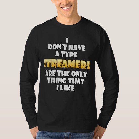 Streamer Costume Video Game Streamer Clip T-shirt (Voorkant)