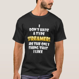 Streamer Costume Video Game Streamer Clip T-shirt