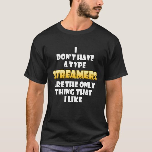 Streamer Costume Video Game Streamer Clip T-shirt (Voorkant)
