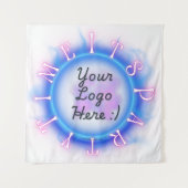 Streamer Feest Tijd Achtergrond Wandkleed (Voorkant)