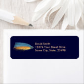 Streamer Fly Fishing Lure Art Etiket (Insitu)