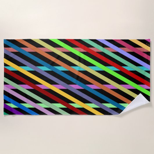 Streamers Beach Towel Strandlaken (Voorkant)