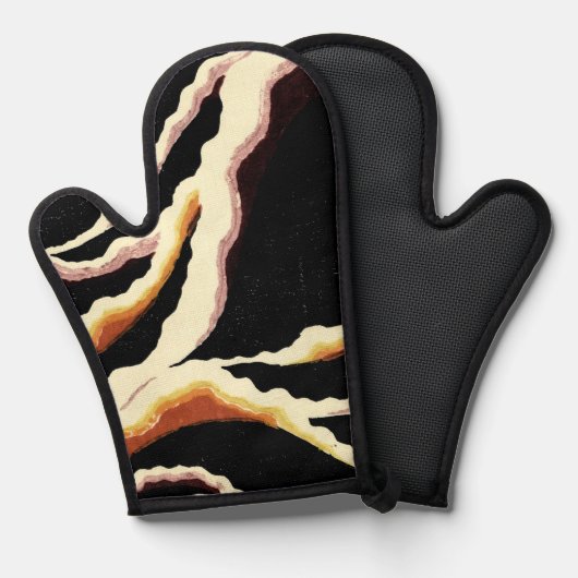 Streamers decoratief ontwerp 1902 ovenwant (Voorkant / Achterkant)