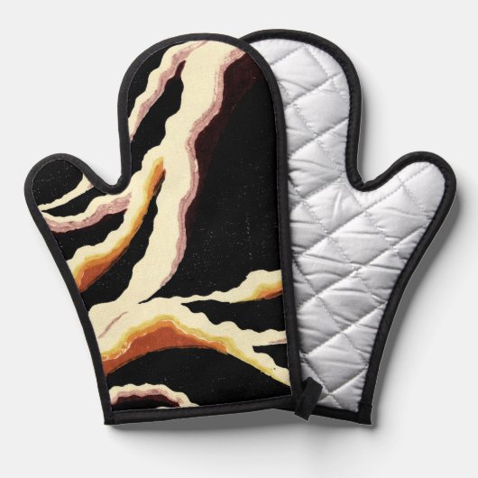 Streamers decoratief ontwerp 1902 ovenwant (Voorkant / Achterkant)