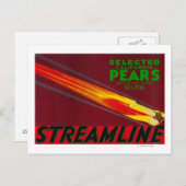 Streamline perenkrat LabelSanta Clara, CA Briefkaart (Voorkant / Achterkant)