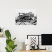 Streamliner op Platenspeler Poster (Thuiskantoor)