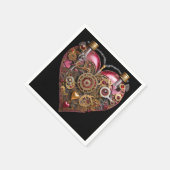 Streampunk Hart Robijn Valentijn Servet (Hoek)