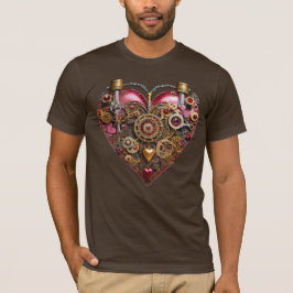 Streampunk Hart Robijn Valentijn T-shirt
