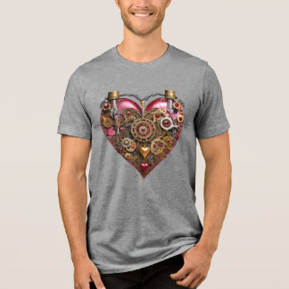 Streampunk Hart Robijn Valentijn Tri-Blend Shirt