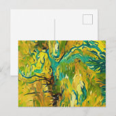 Streams en gras in voorjaarsschilderkunst briefkaart (Voorkant / Achterkant)