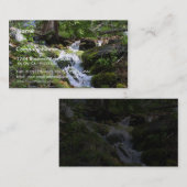 Streams Moss Water Forests Rocks Visitekaartje (Voorkant / Achterkant)