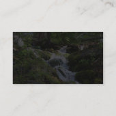 Streams Moss Water Forests Rocks Visitekaartje (Achterkant)