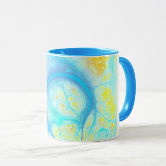 Streams uit Joy - Cosmic Aqua & Lemon Mok (Voorkant rechts)