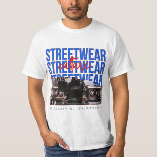 Streatwear cultuur t-shirt (Voorkant)