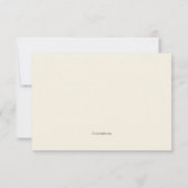 Streeepjes responskaart RSVP kaartje (Achterkant)