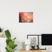 Streef altijd naar de grote poster (Halfglans) (Thuiskantoor)