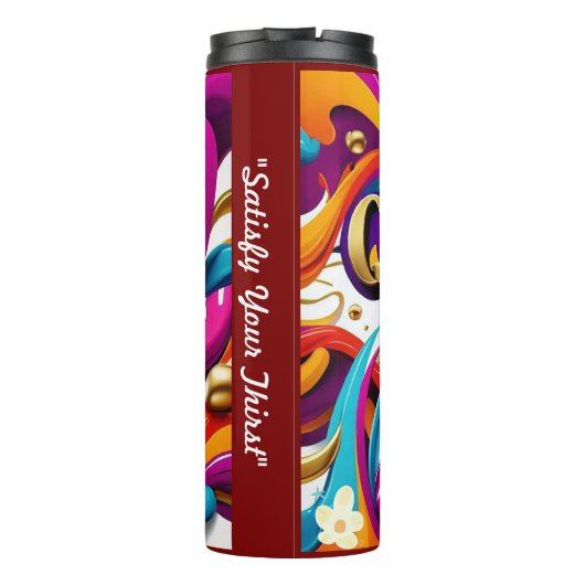 "Streef je dromen na" Thermosbeker (Achterkant)