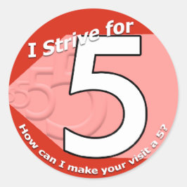 Streef naar 5 Stickers