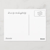 Streef naar de eenvoudige levensstijl briefkaart (Achterkant)