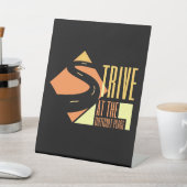 "Streef naar de moeilijke plaats" Quote Reclamebord Met Voetstuk (Insitu)