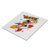 Streef naar de sterren tegeltje (Zijkant)