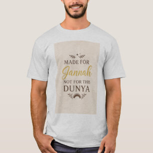 Streef naar Jannah – islamitisch Motivatie T-shirt