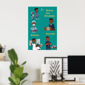 Streef naar meer kracht poster (Thuiskantoor)