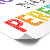 Streef naar vooruitgang, niet perfectioneer Groeim Poster (Hoek)