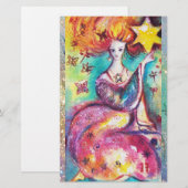 STREEFCIJFERS VAN DE VERLORENDE SCHADEN / STAR BRIEFPAPIER (Voorkant / Achterkant)