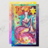 STREEFCIJFERS VAN DE VERLORENDE SCHADEN / STAR BRIEFPAPIER (Voorkant / Achterkant)