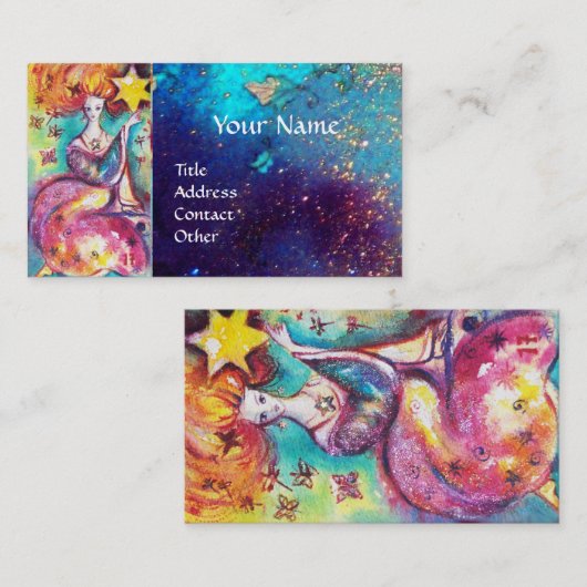 STREEFCIJFERS VAN DE VERLORENDE SCHADEN / STAR VISITEKAARTJE (Voorkant / Achterkant)