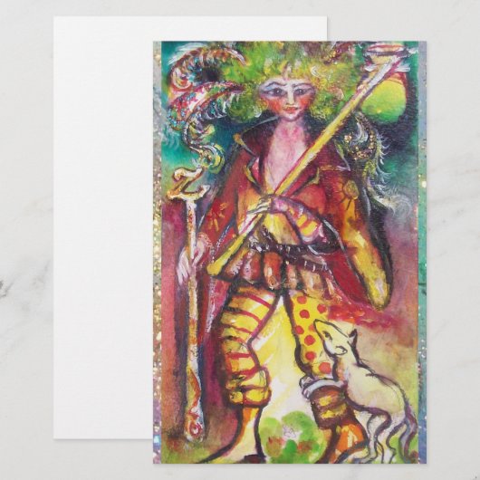 STREEFCIJFERS VAN DE VERLORENDE SCHADOWS /DE FOOL BRIEFPAPIER (Voorkant / Achterkant)