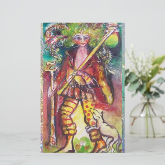 STREEFCIJFERS VAN DE VERLORENDE SCHADOWS /DE FOOL BRIEFPAPIER (Staand voorkant)