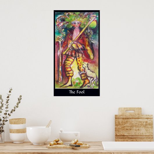 STREEFCIJFERS VAN DE VERLORENDE SCHADOWS /DE FOOL POSTER (Keuken)