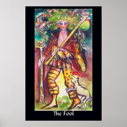STREEFCIJFERS VAN DE VERLORENDE SCHADOWS /DE FOOL POSTER (Voorkant)