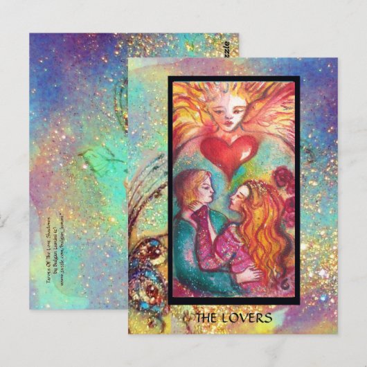 STREEFCIJFERS VAN DE VERLORENDE SCHADOWS /DE LOVER BRIEFKAART (Voorkant / Achterkant)