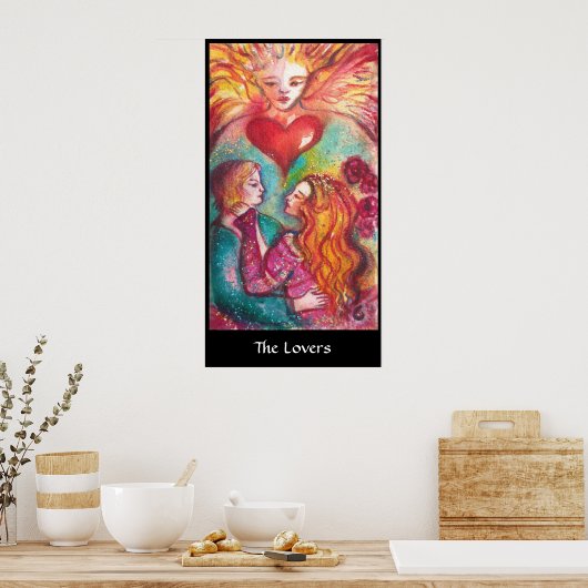 STREEFCIJFERS VAN DE VERLORENDE SCHADOWS /DE LOVER POSTER (Keuken)