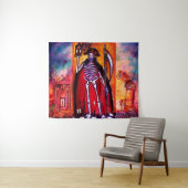 STREEFCIJFERS VAN DE VERLORENDE SCHADOWS / DE MAGI WANDKLEED (In Situ (horizontaal))