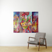 STREEFCIJFERS VAN DE VERLORENDE SCHADOWS / DE MAGI WANDKLEED (In Situ (horizontaal))