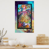 STREEFCIJFERS VAN DE VERLORENDE SCHADOWS /DE MOON  POSTER (Keuken)