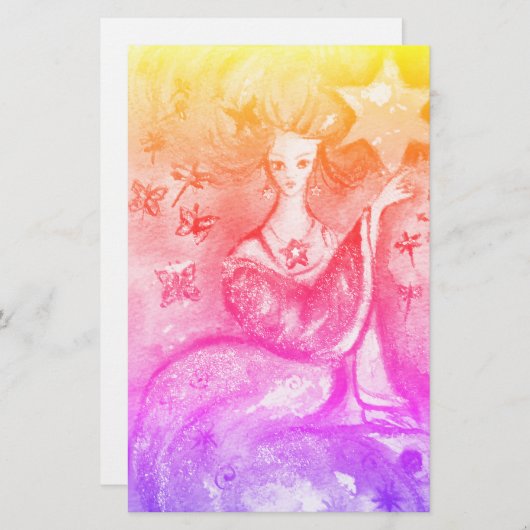 STREEFCIJFERS VAN DE VERLORENDE SCHADOWS / DE STAR BRIEFPAPIER (Voorkant / Achterkant)