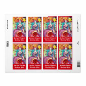 STREEFCIJFERS VAN DE VERLORENDE SCHADOWS/DE STAR W ETIKET (Full Sheet)