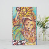 STREEFCIJFERS VAN DE VERLORENDE SCHADOWS / DE ZON BRIEFPAPIER (Staand voorkant)