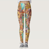 STREEFCIJFERS VAN DE VERLORENDE SCHADOWS /DE ZON LEGGINGS (Voorkant)