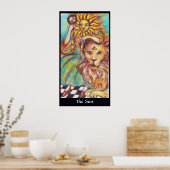 STREEFCIJFERS VAN DE VERLORENDE SCHADOWS /DE ZON POSTER (Keuken)